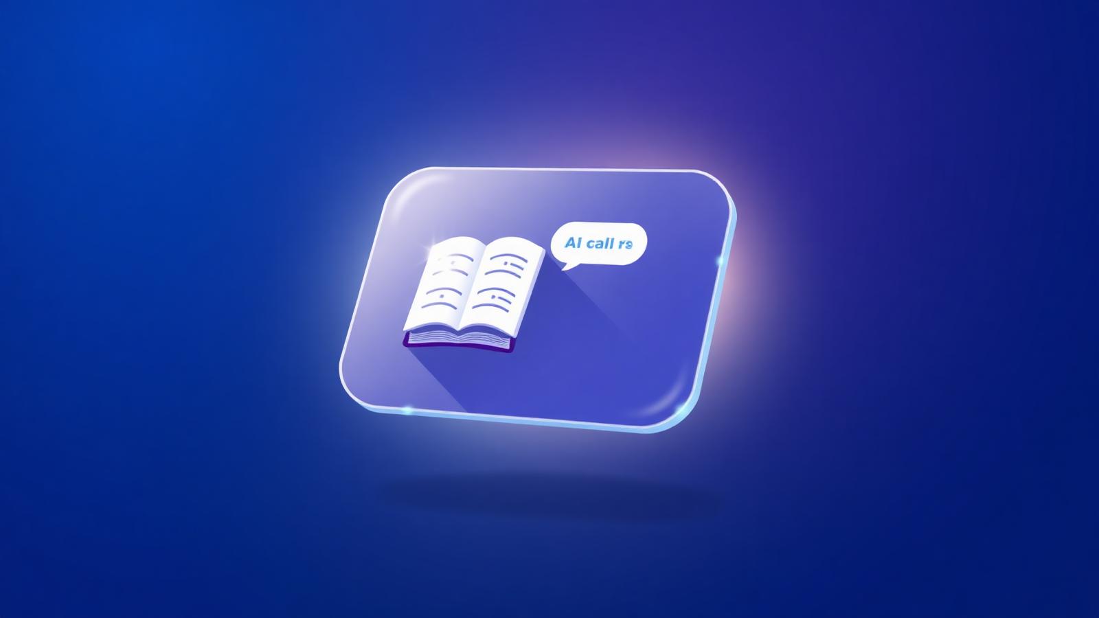 NovaDocs AI study assistant illustration on navy blue background